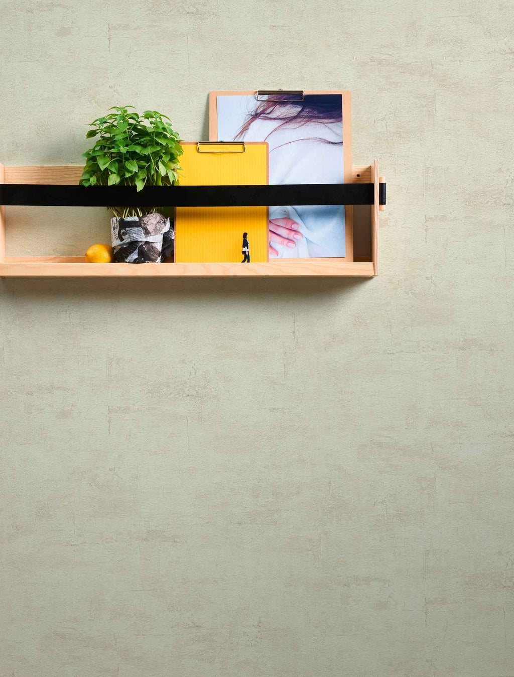 Hochwertige Vliestapete Beige Struktur