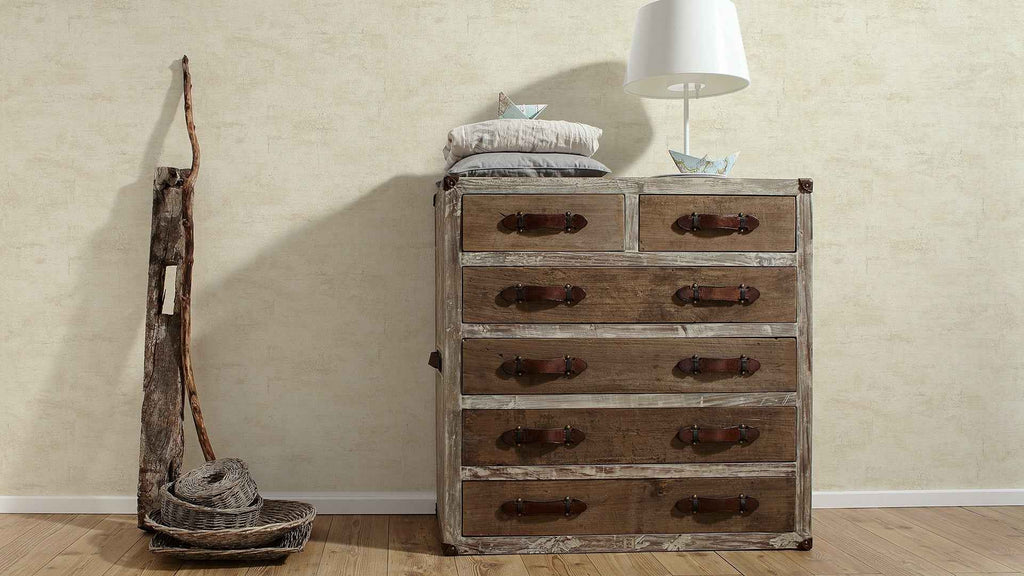Hochwertige Vliestapete Beige Struktur