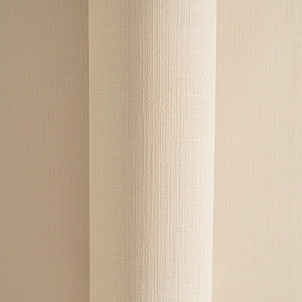 Hochwertige Vliestapete Beige Unitapete