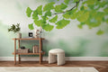 Fotomural Ginkgo - mural leaf branch spring green - AP Digital 1