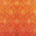 Fotomural Orange mural with ornament pattern & used look - AP Digital 1