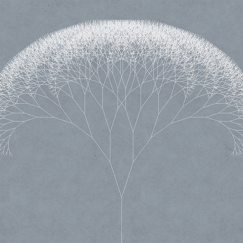 Fotomural Walls by Patel - Photo wallpaper dandelions tree - blue, white