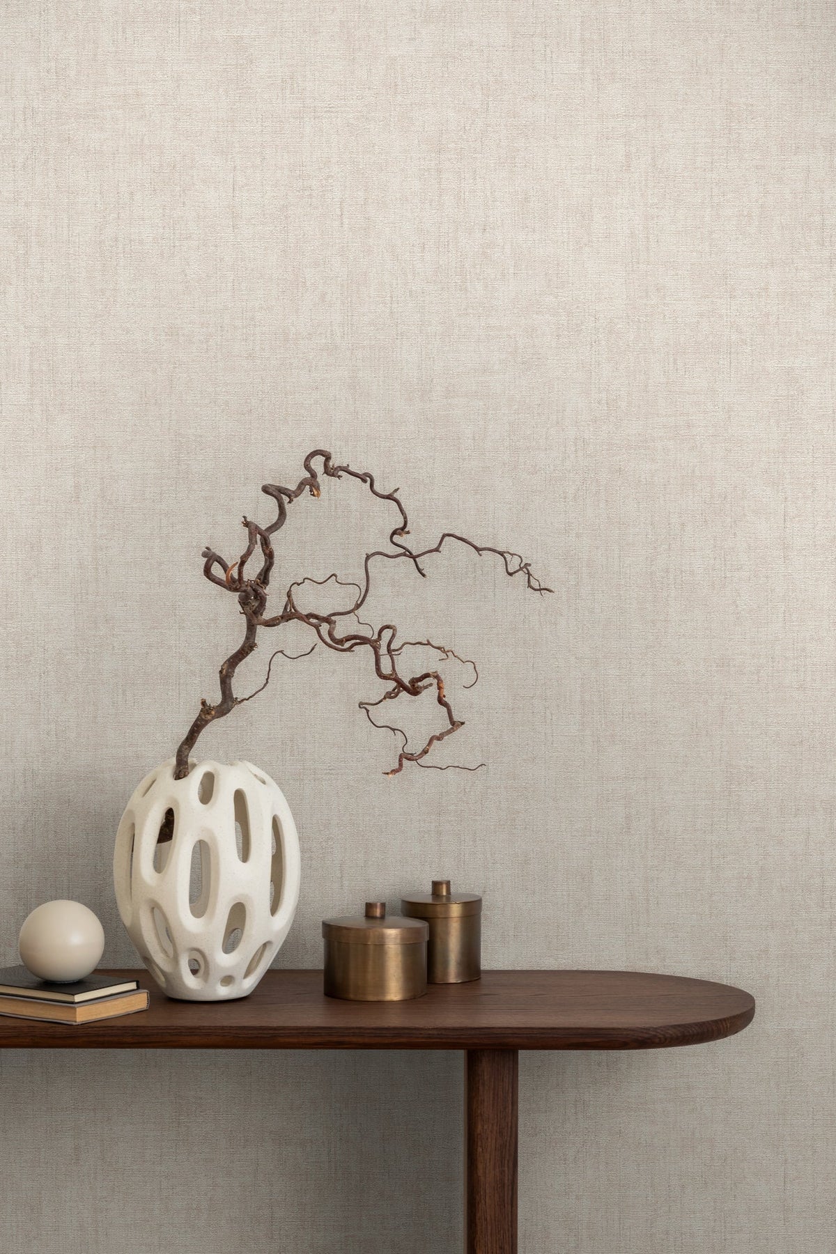 Papel pintado vinílico Cuba II beige estilo de lujo y glamour - Matex - Imagen 2