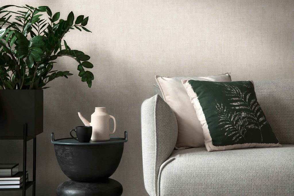 Cuba II-Vliestapete Vinyltapete Beige Luxus