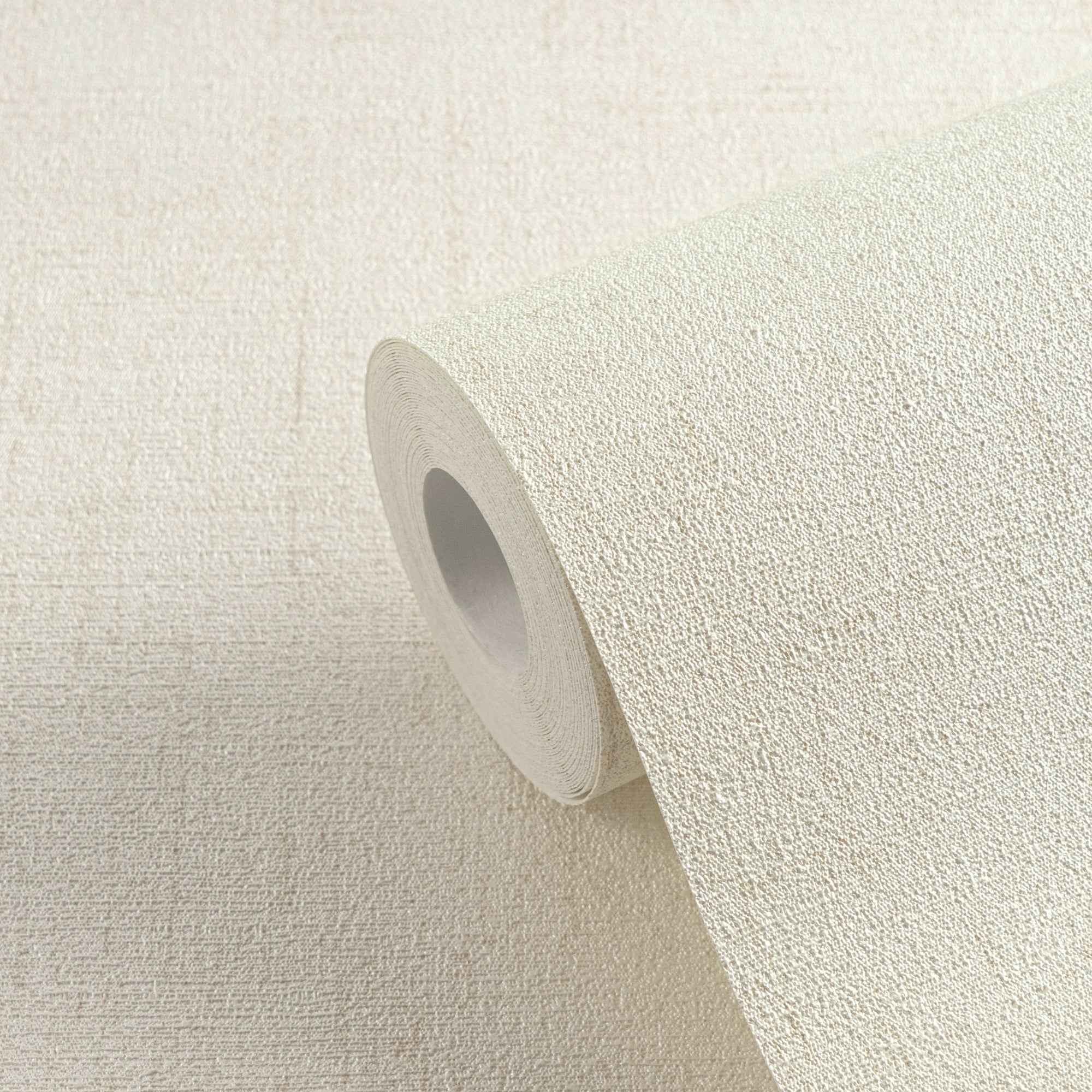 Hochwertige Vliestapete Beige Struktur