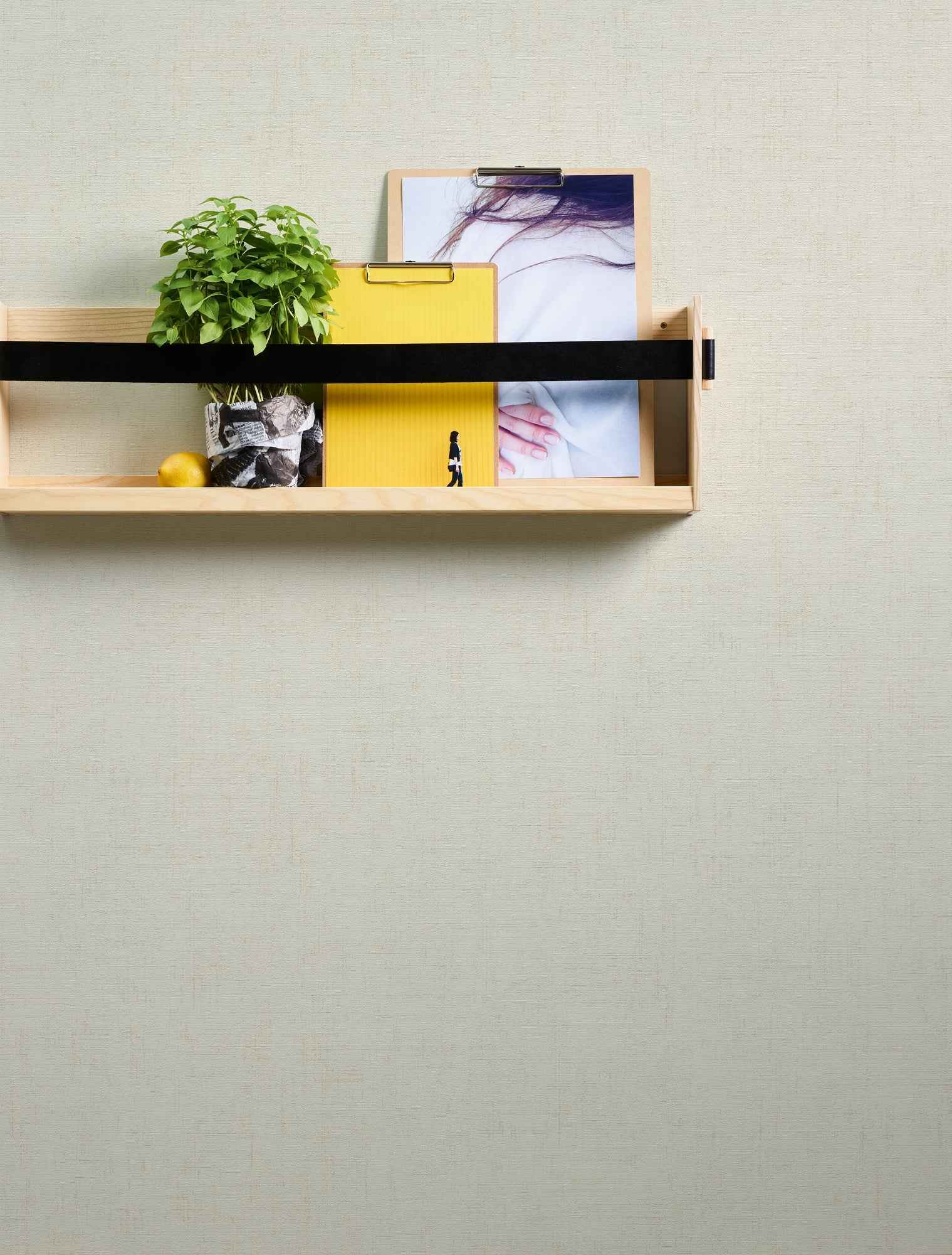 Hochwertige Vliestapete Beige Struktur