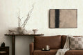 Vliestapete beige einfarbig