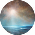 Fotomural Photo wallpaper round beach and sea abstract - DD Motive 2