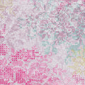 Fotomural Walls by Patel - Graphic pixel pattern mural - pink, grey