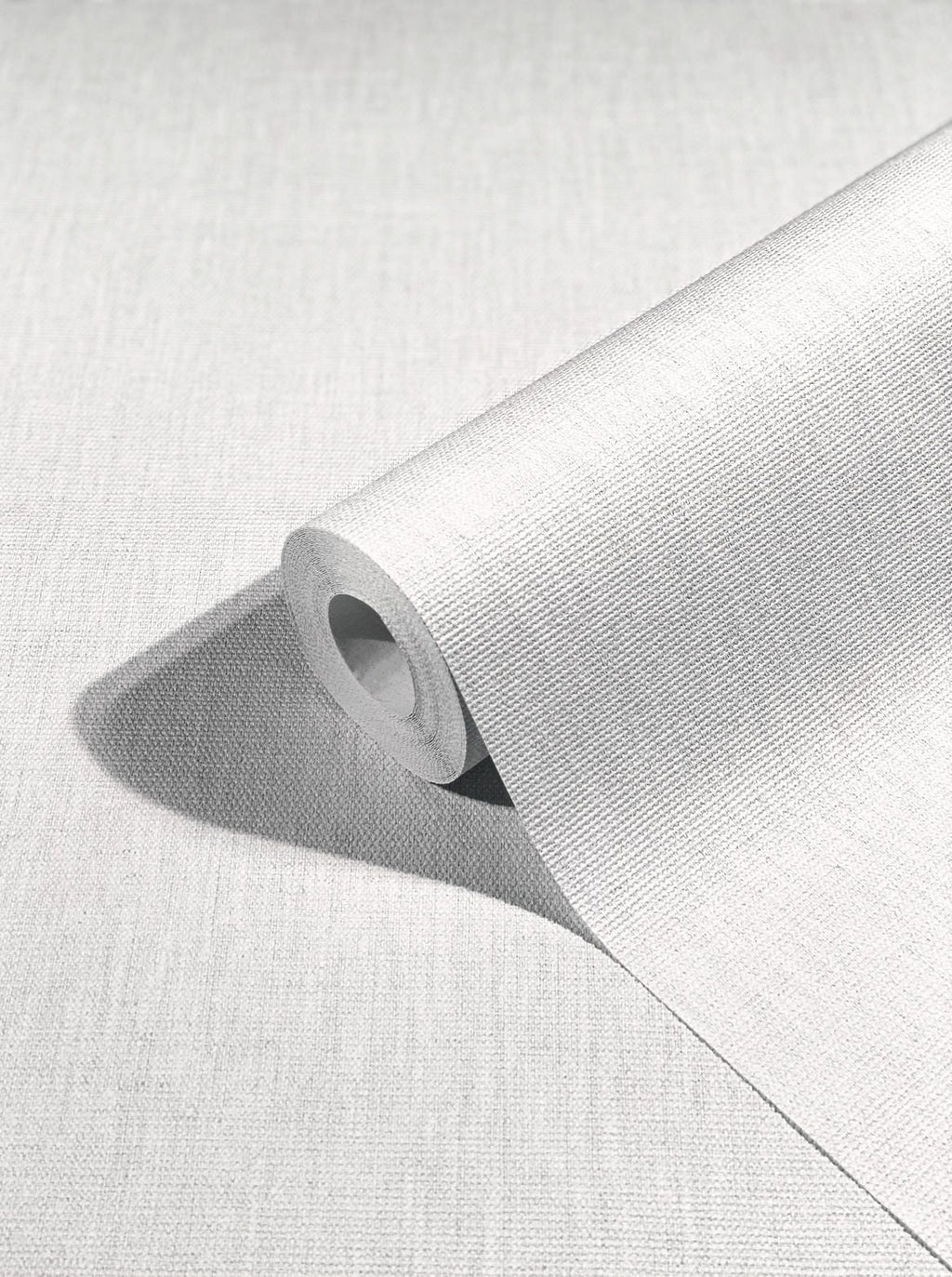 Papel pintado tejido no tejido con textura y relieve blanco y gris - Marburg - Imagen 4