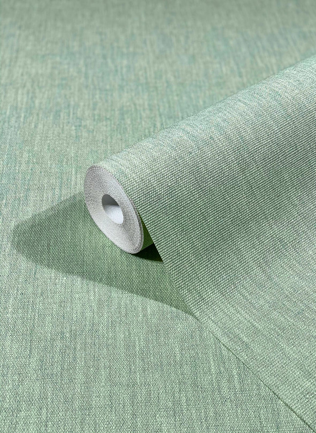 Papel pintado tejido no tejido con textura y relieve verde - Marburg - Imagen 3