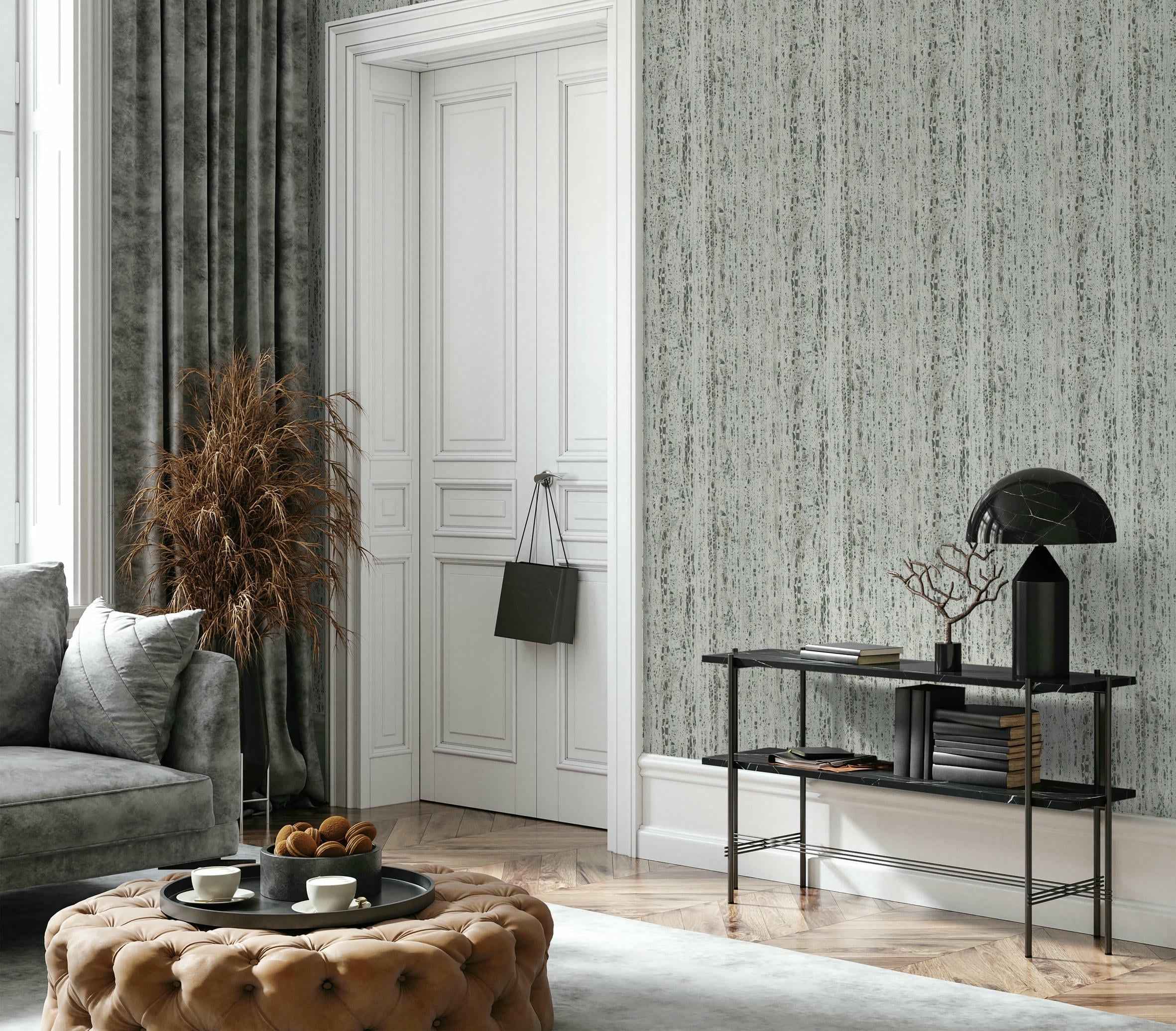 Vliestapete grau, beige struktur