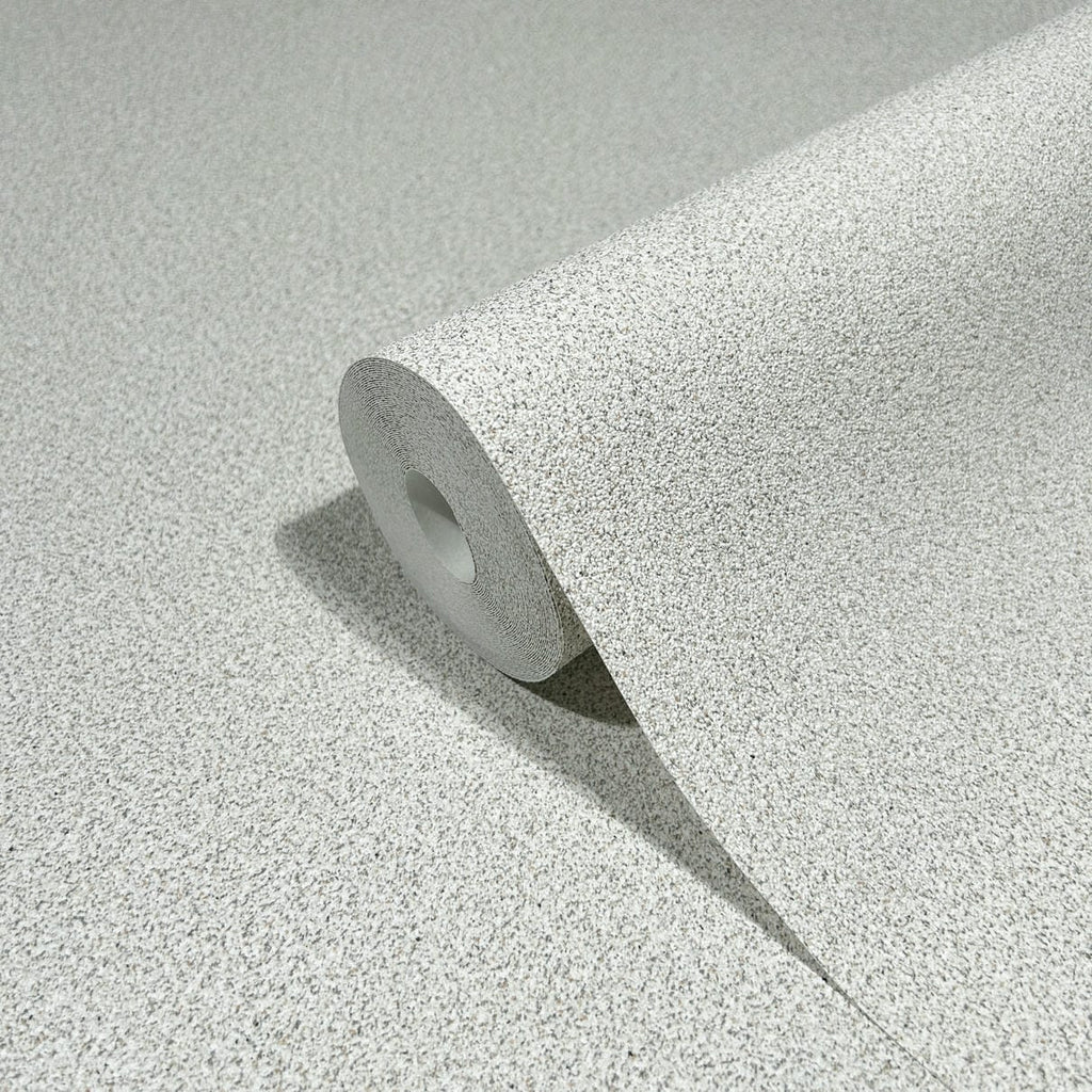 Papel pintado tejido no tejido liso gris y beige - Marburg - Imagen 2