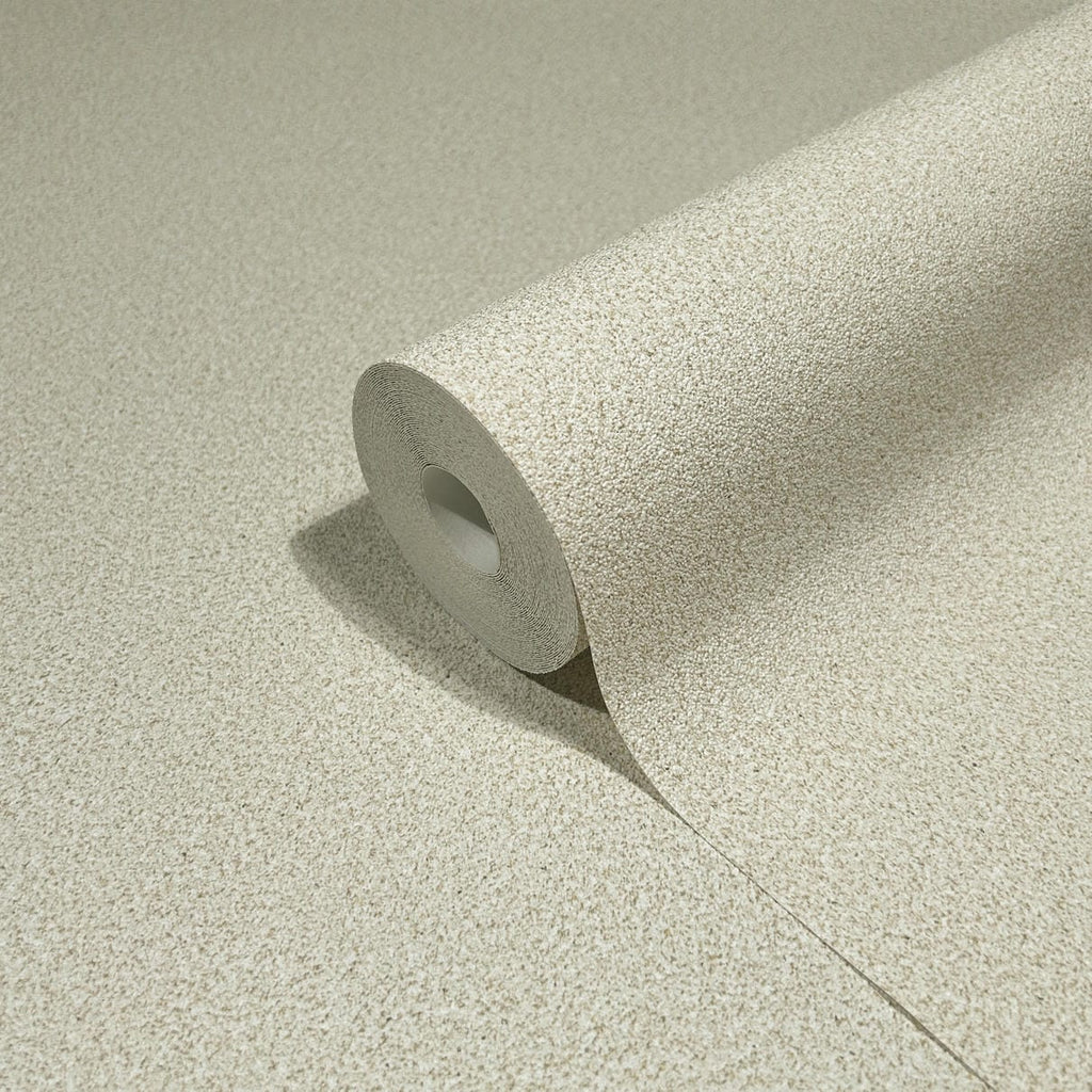 Papel pintado tejido no tejido liso beige - Marburg - Imagen 3