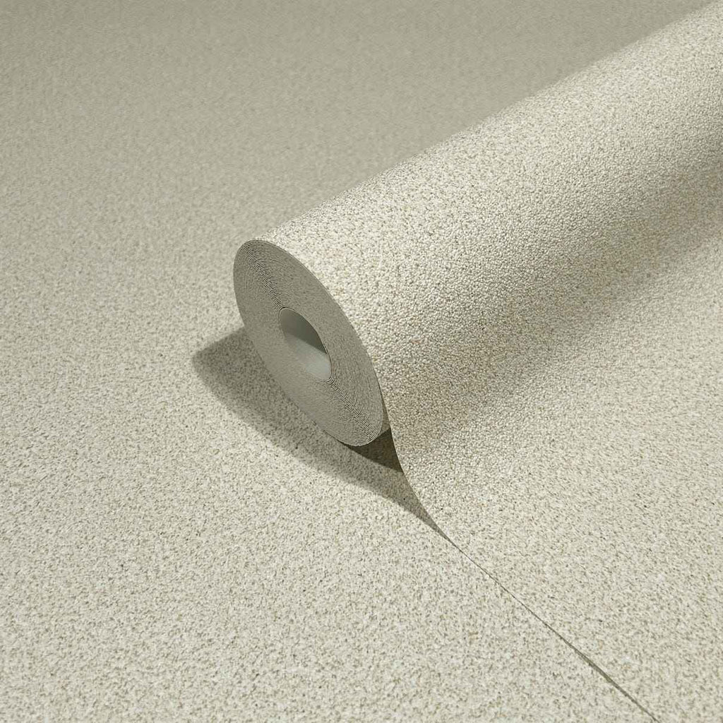 Vliestapete beige einfarbig