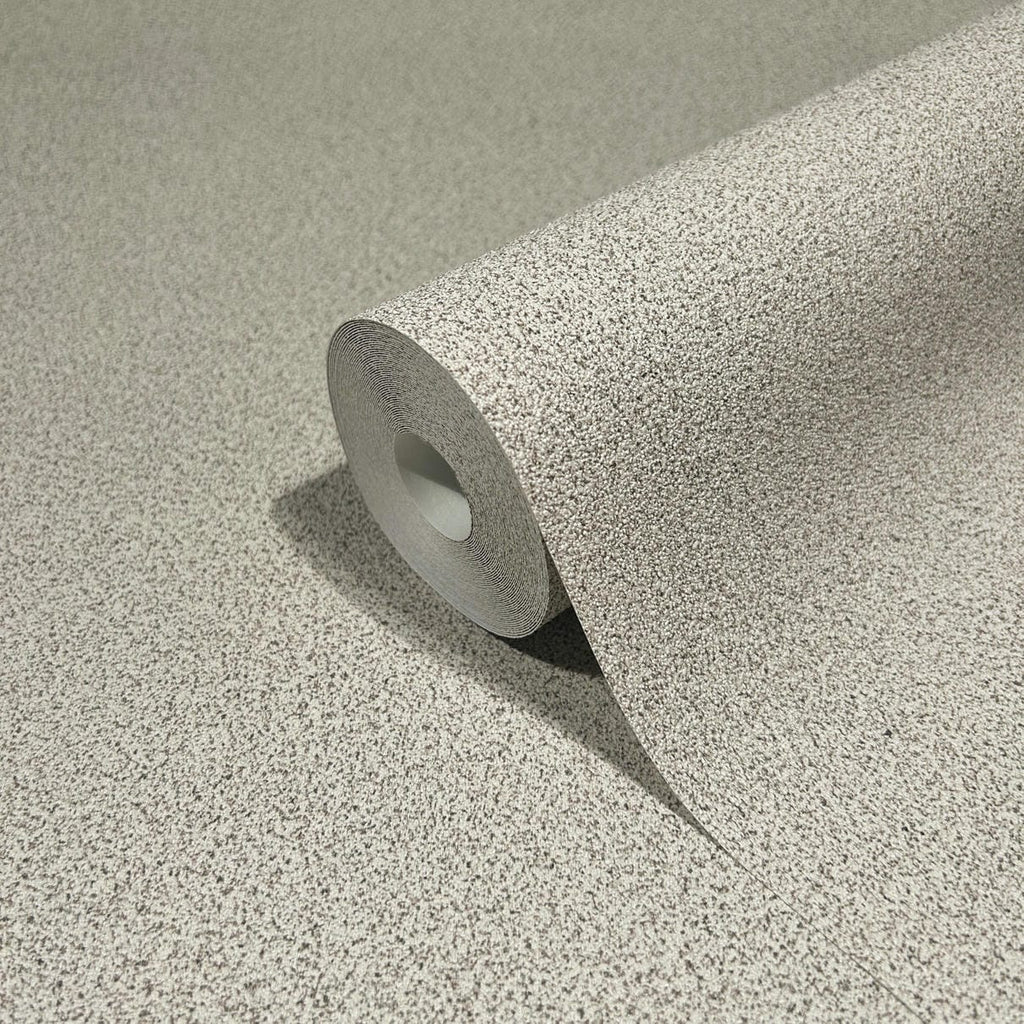 Papel pintado tejido no tejido liso gris y marrón - Marburg - Imagen 3