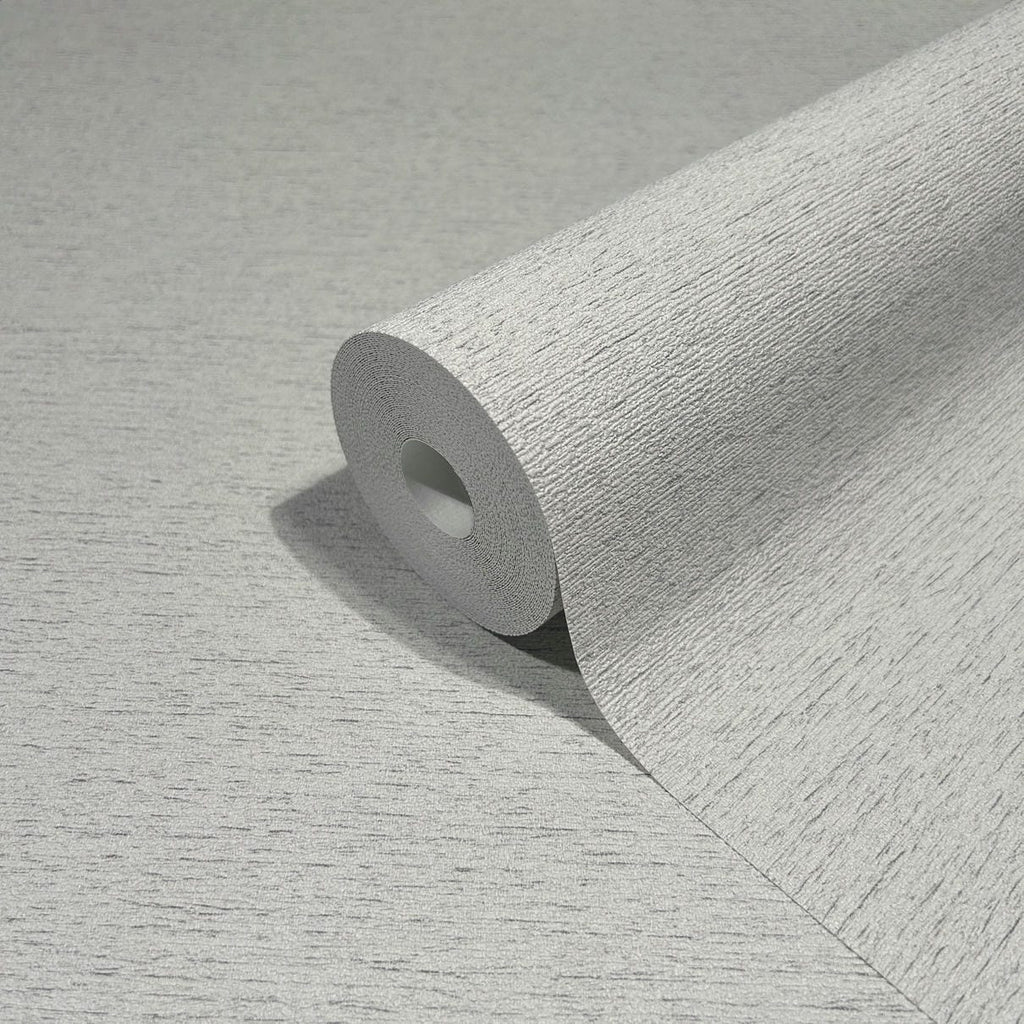 Papel pintado tejido no tejido con textura y relieve gris y beige - Marburg - Imagen 4