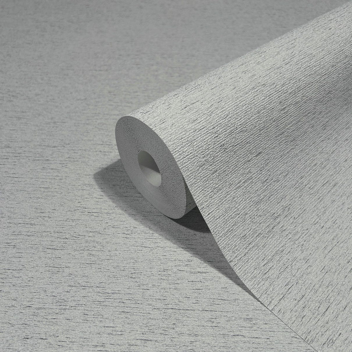 Papel pintado tejido no tejido con textura y relieve gris - Marburg - Imagen 3