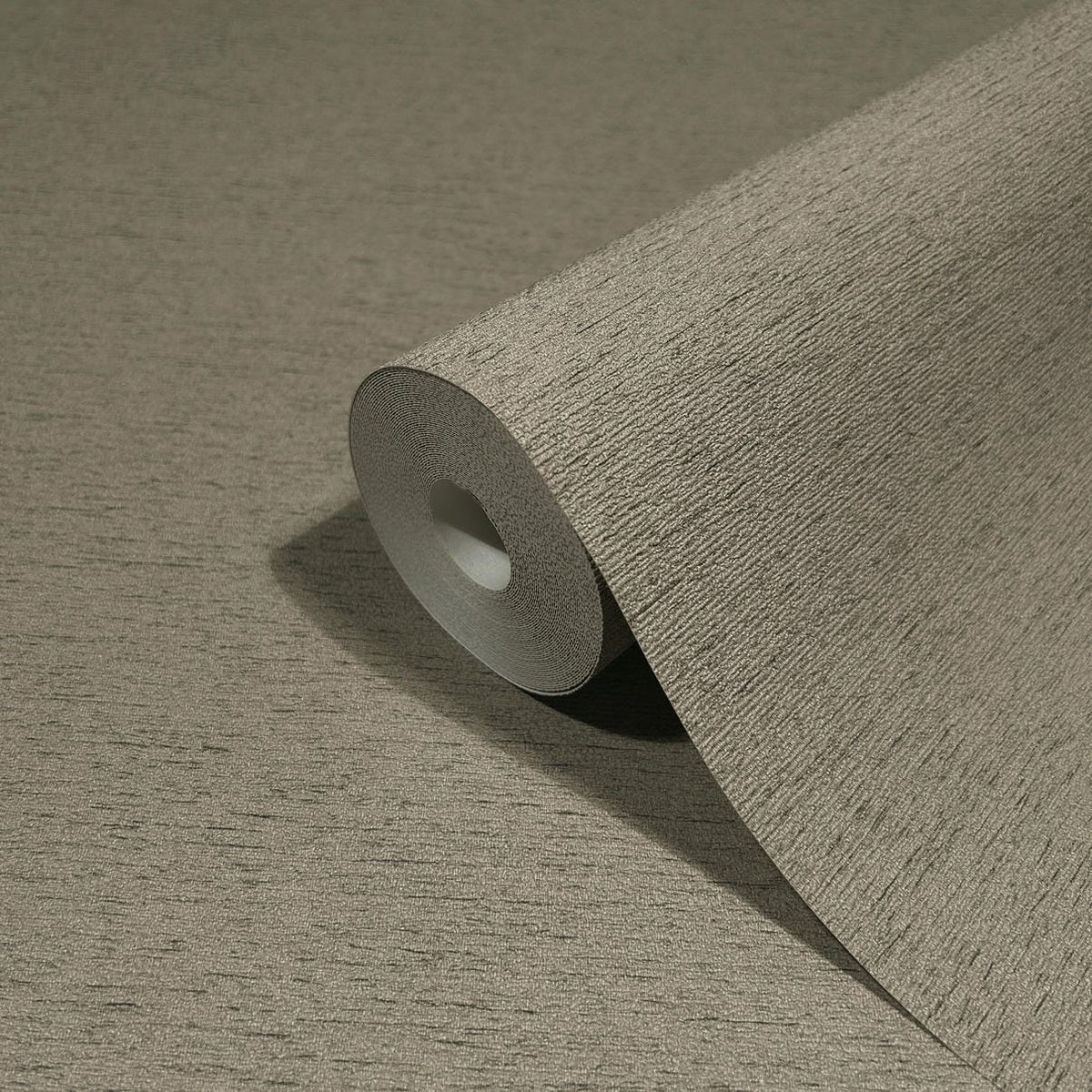 Papel pintado tejido no tejido con textura y relieve marrón - Marburg - Imagen 2