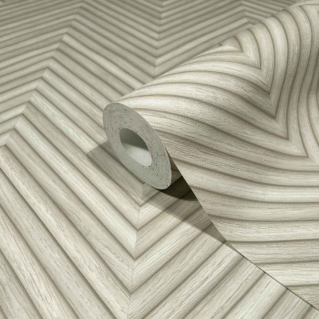 Vliestapete beige holzoptik