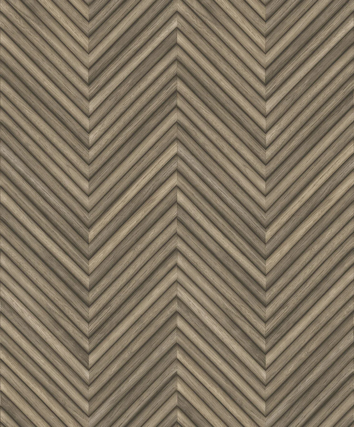 Papel pintado tejido no tejido efecto madera marrón - Marburg - Imagen 5