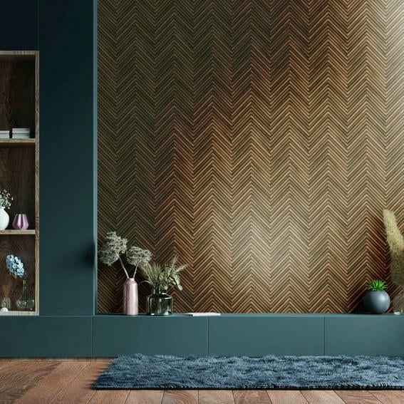 Vliestapete braun holzoptik