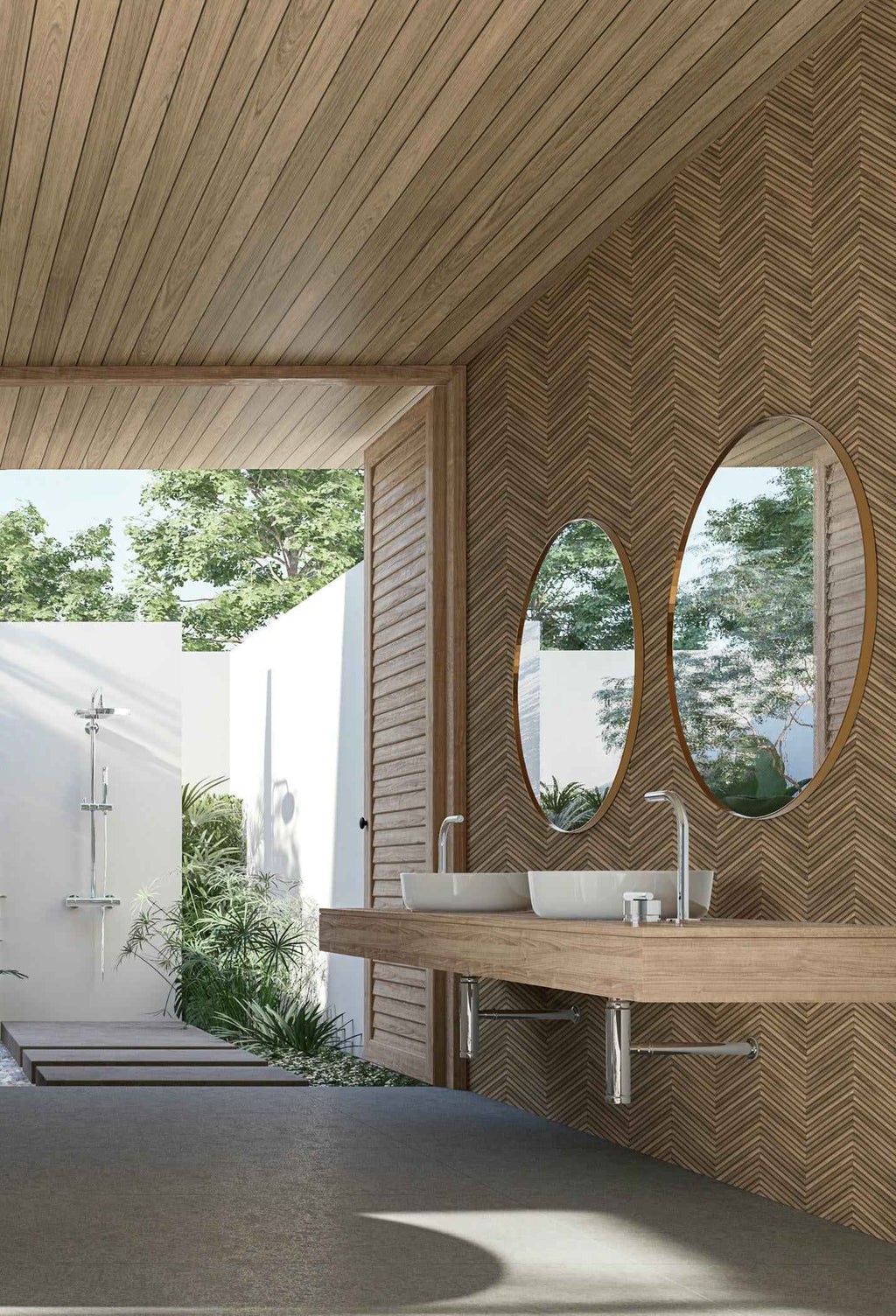 Vliestapete braun holzoptik
