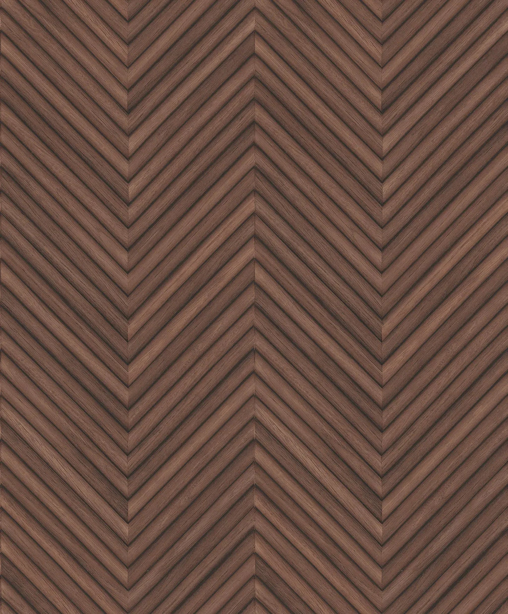 Papel pintado tejido no tejido efecto madera rojo y marrón - Marburg - Imagen 4