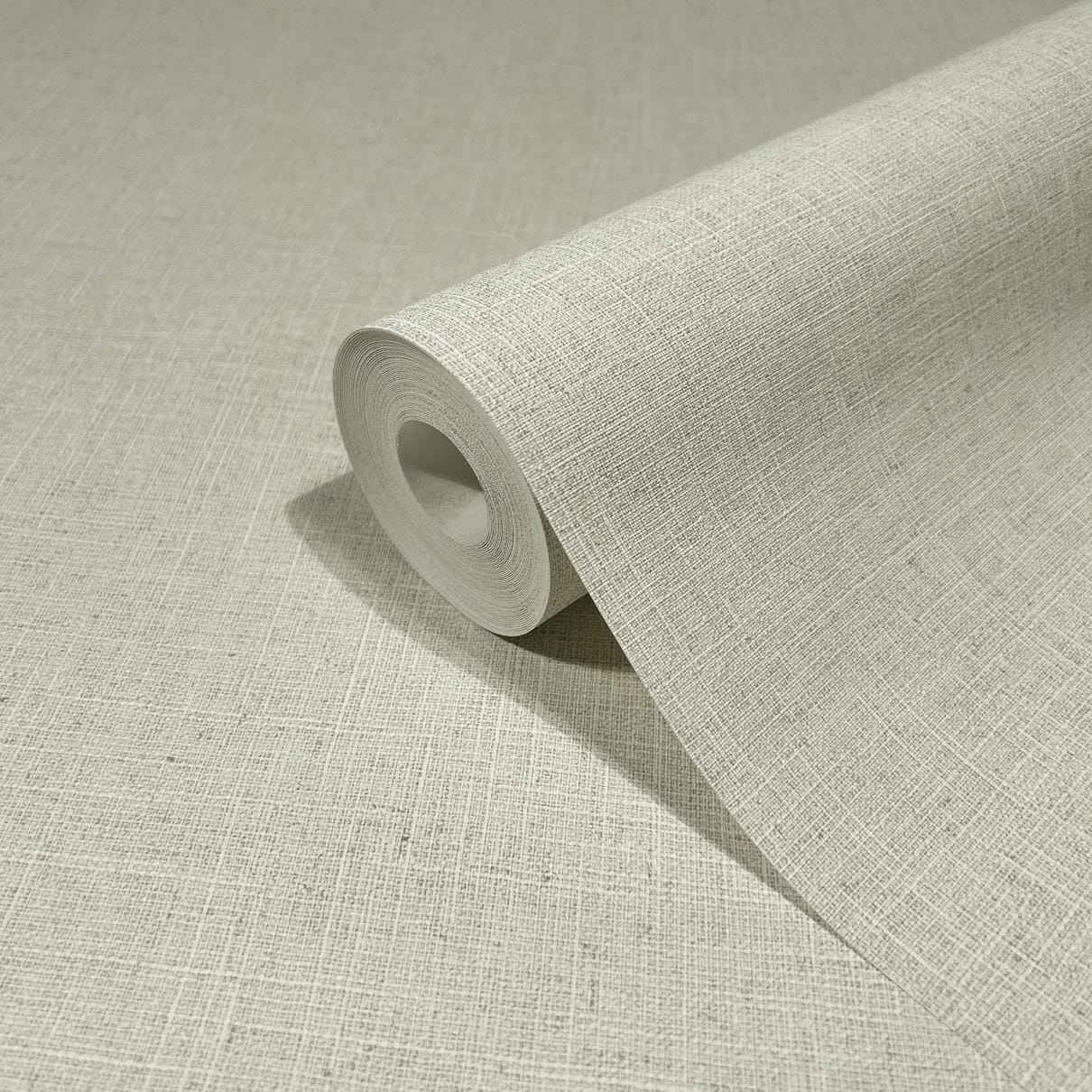 Vliestapete beige einfarbig