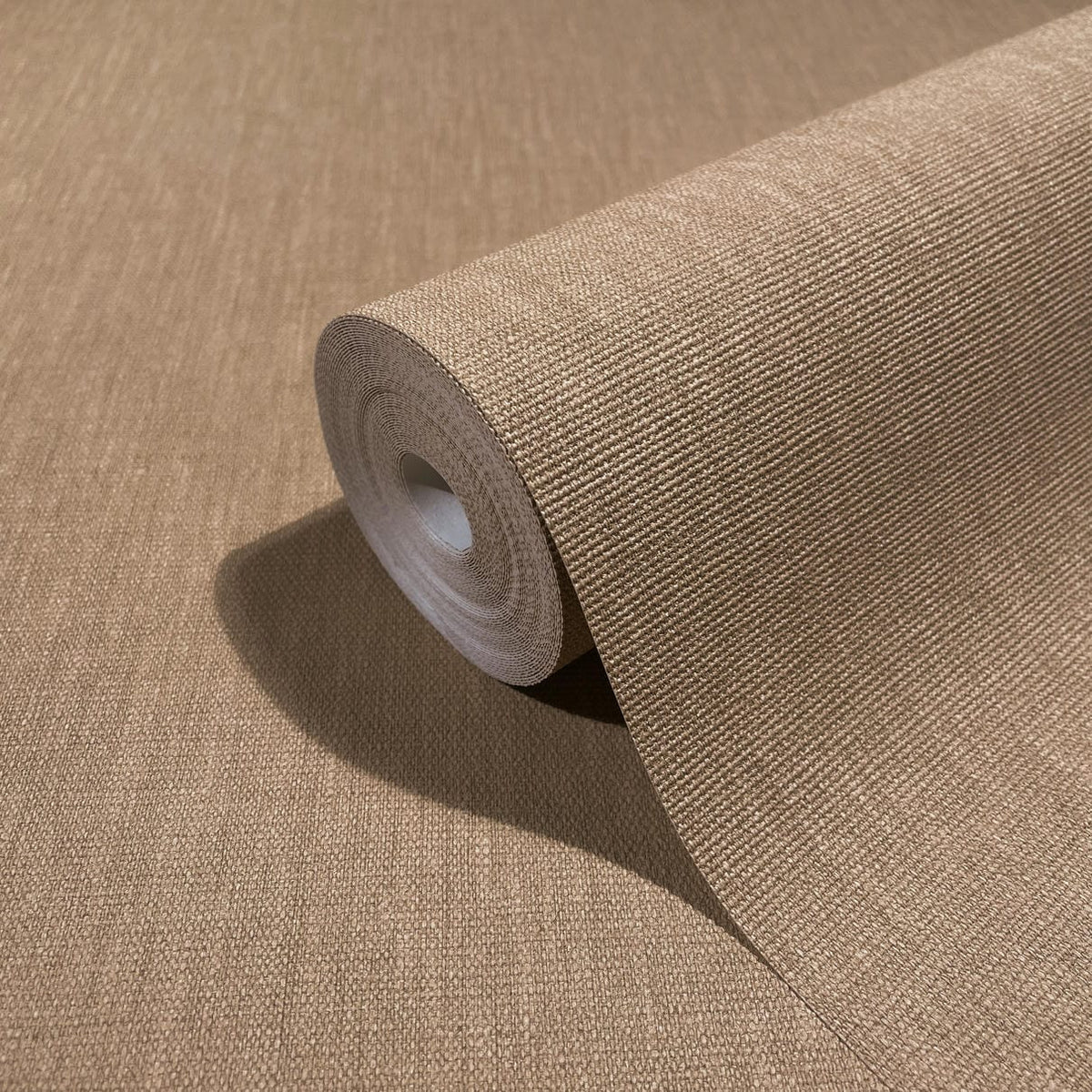Papel pintado tejido no tejido liso beige - Marburg - Imagen 4