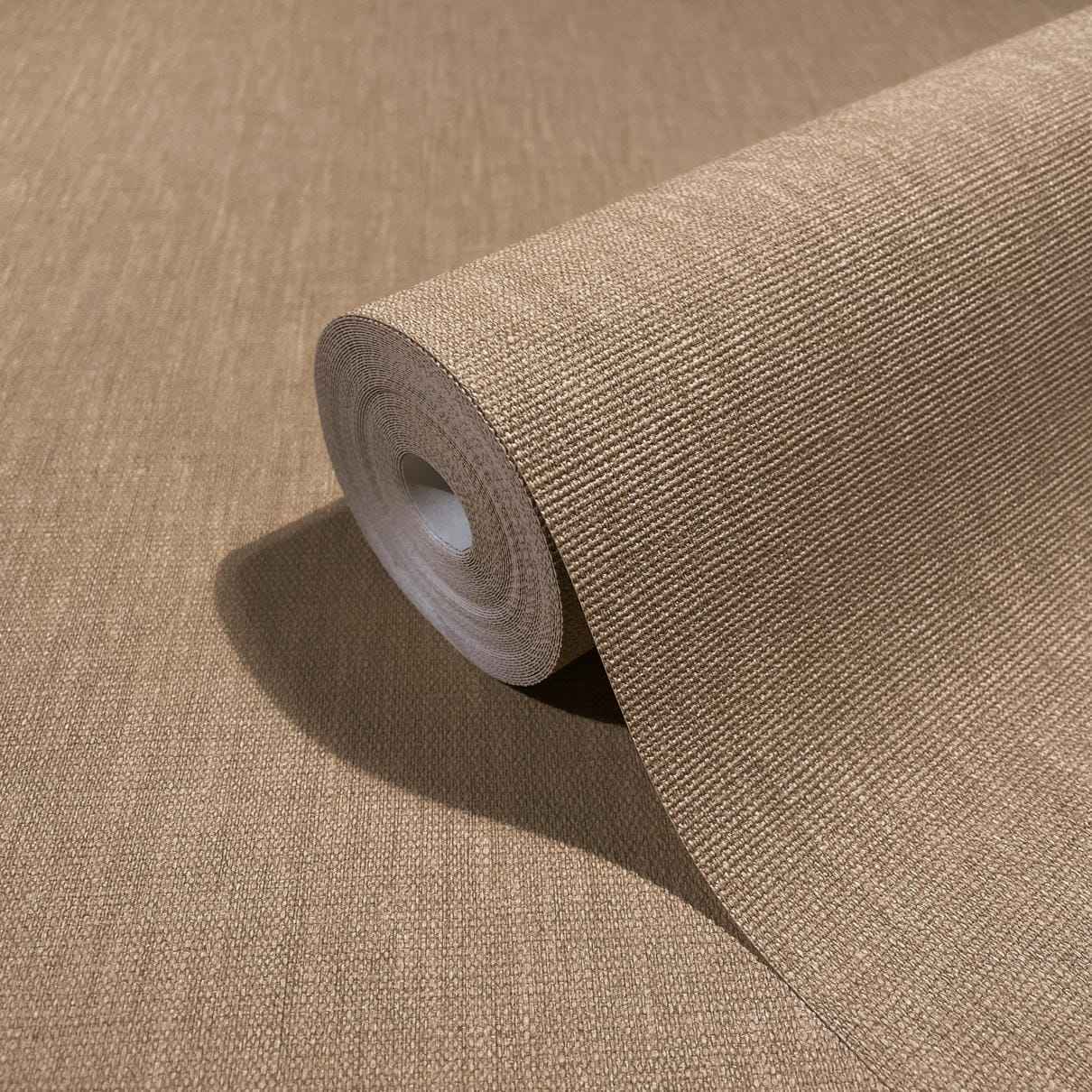 Vliestapete beige einfarbig