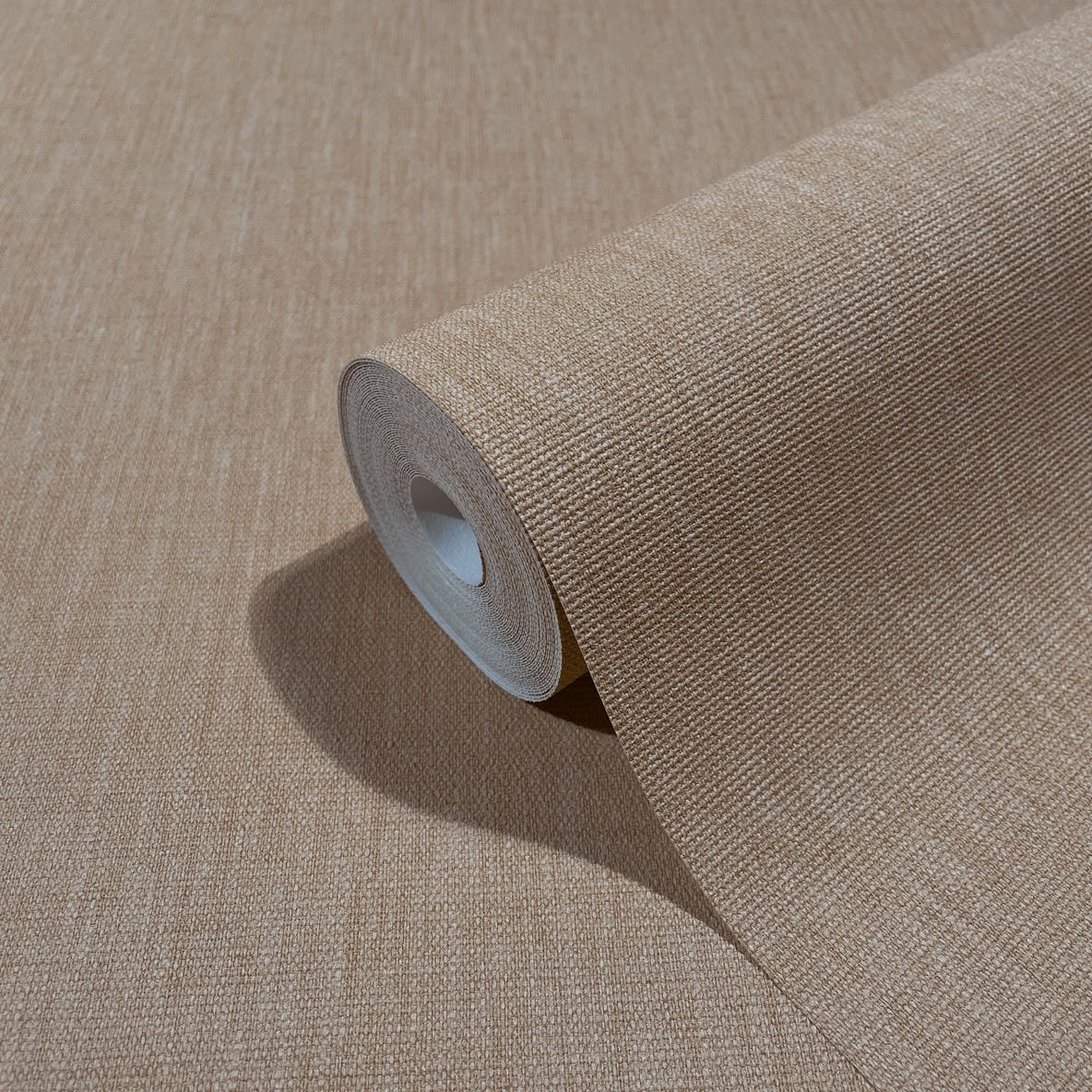 Papel pintado tejido no tejido liso beige y marrón - Marburg - Imagen 3
