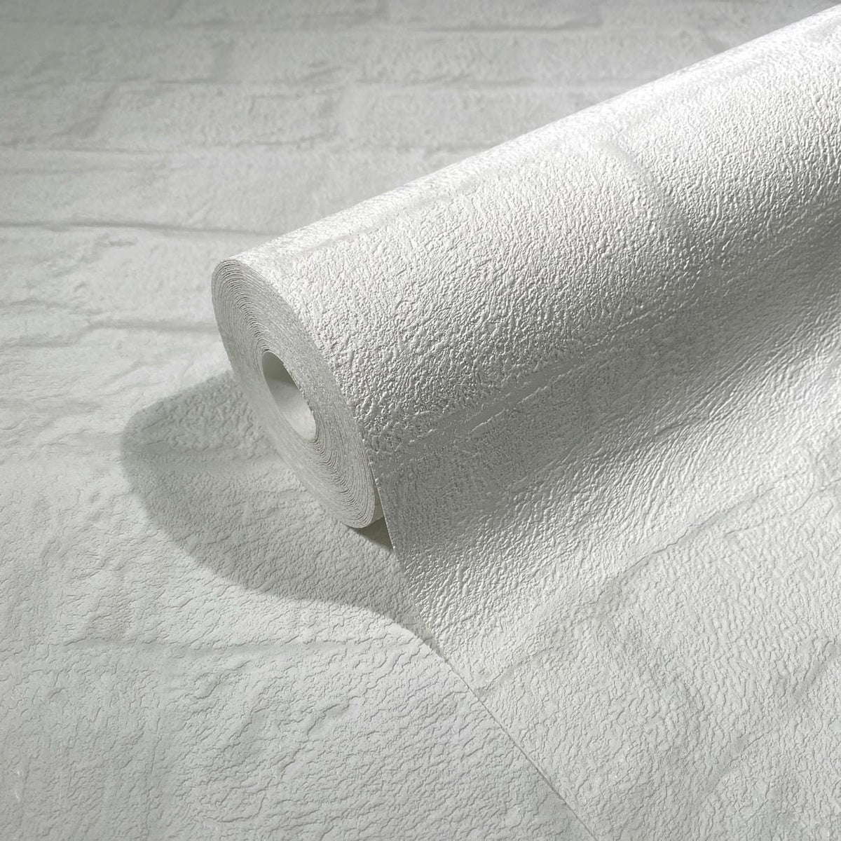 Papel pintado tejido no tejido efecto piedra blanco - Marburg - Imagen 3