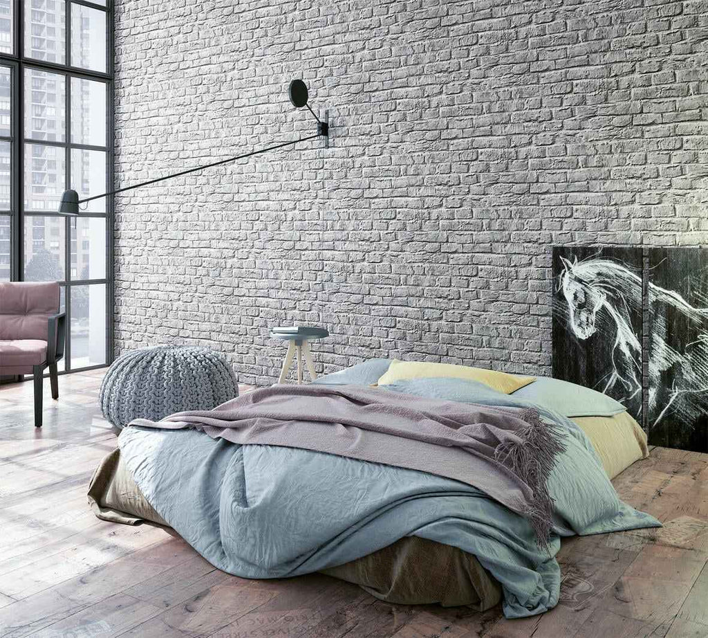 Vliestapete braun steinoptik