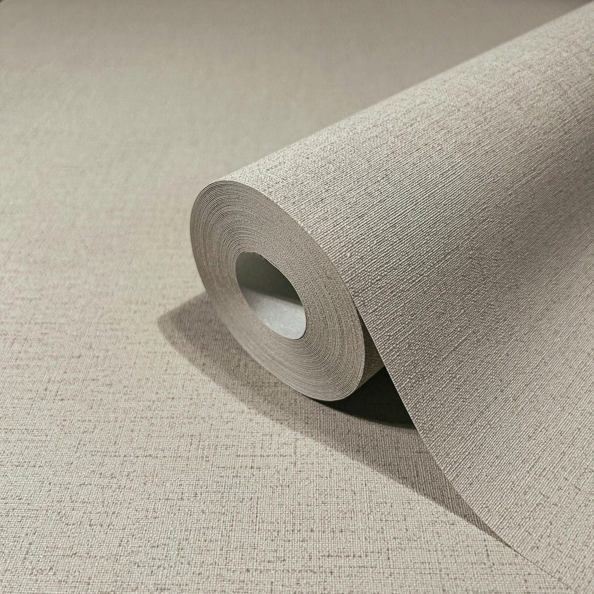 Papel pintado tejido no tejido efecto textil marrón - Marburg - Imagen 2