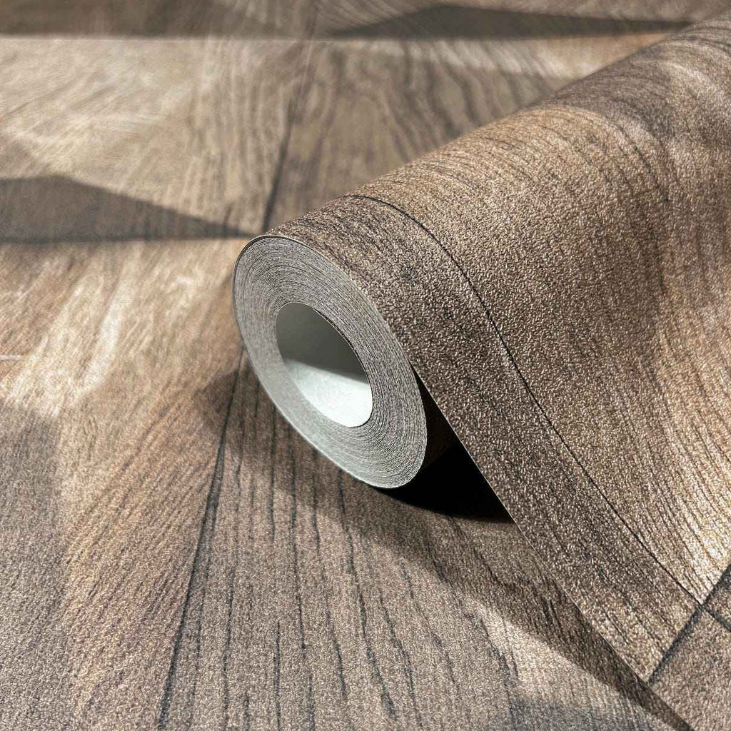 Vliestapete braun holzoptik