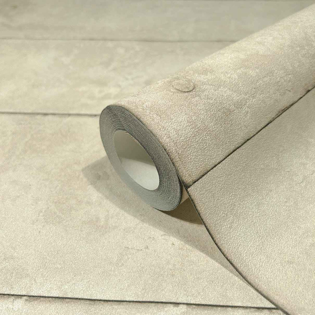 Vliestapete beige betonoptik