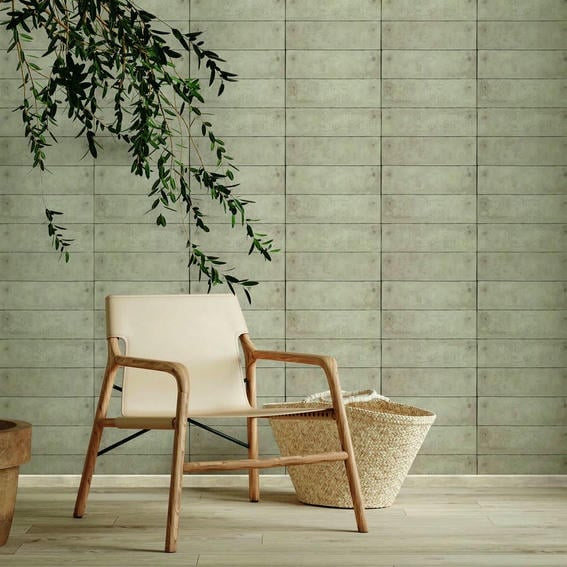 Vliestapete beige betonoptik