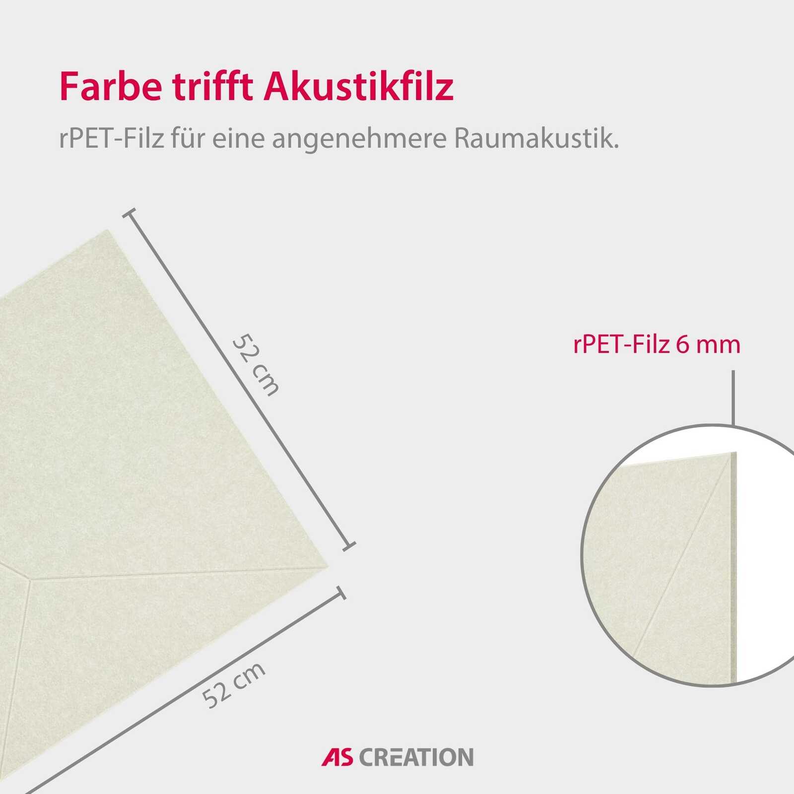 Panel Modular Wall - Cotton White 52 x 52 x 0.6 cm (13673-8) - Imagen 7