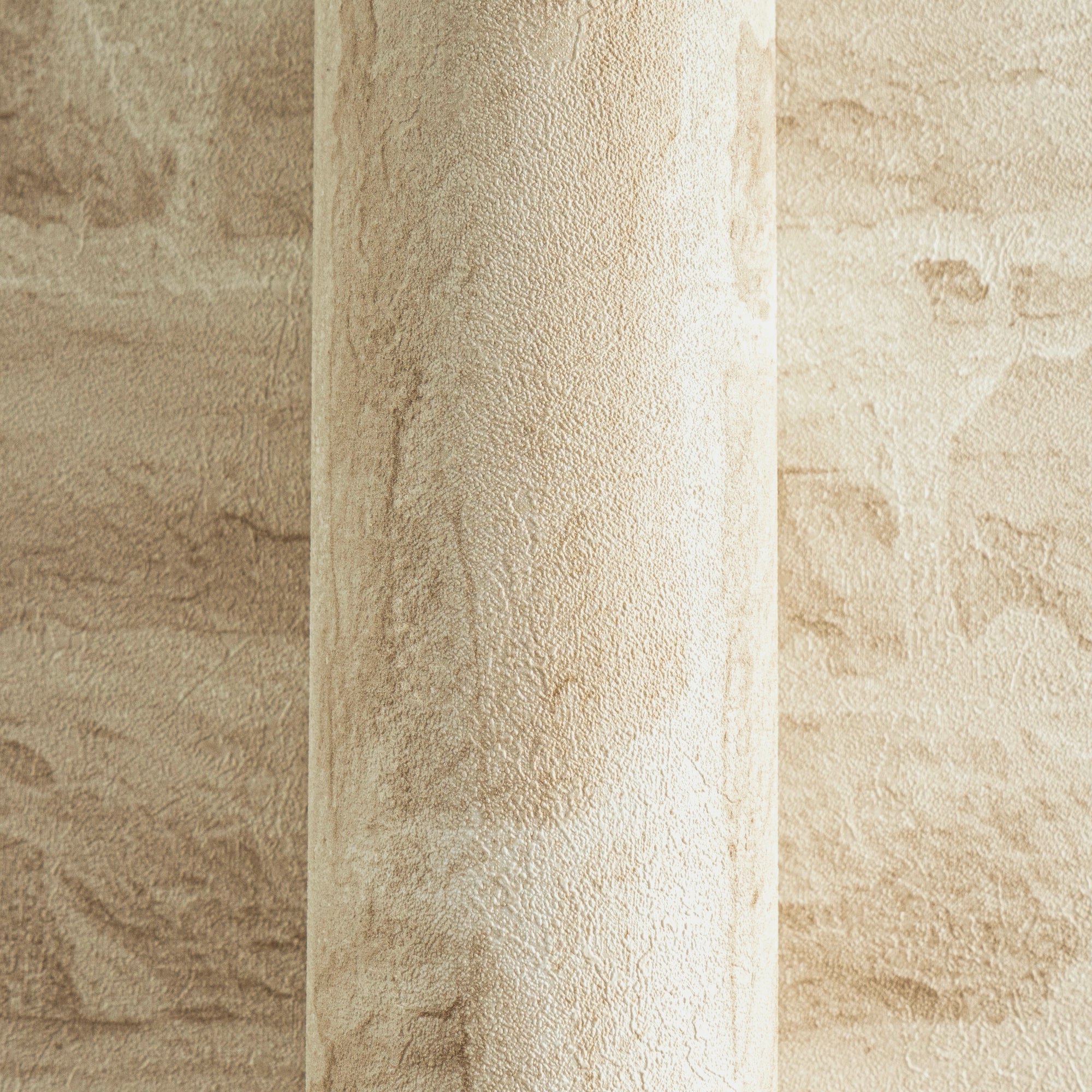 Hochwertige Vliestapete Beige Steinoptik