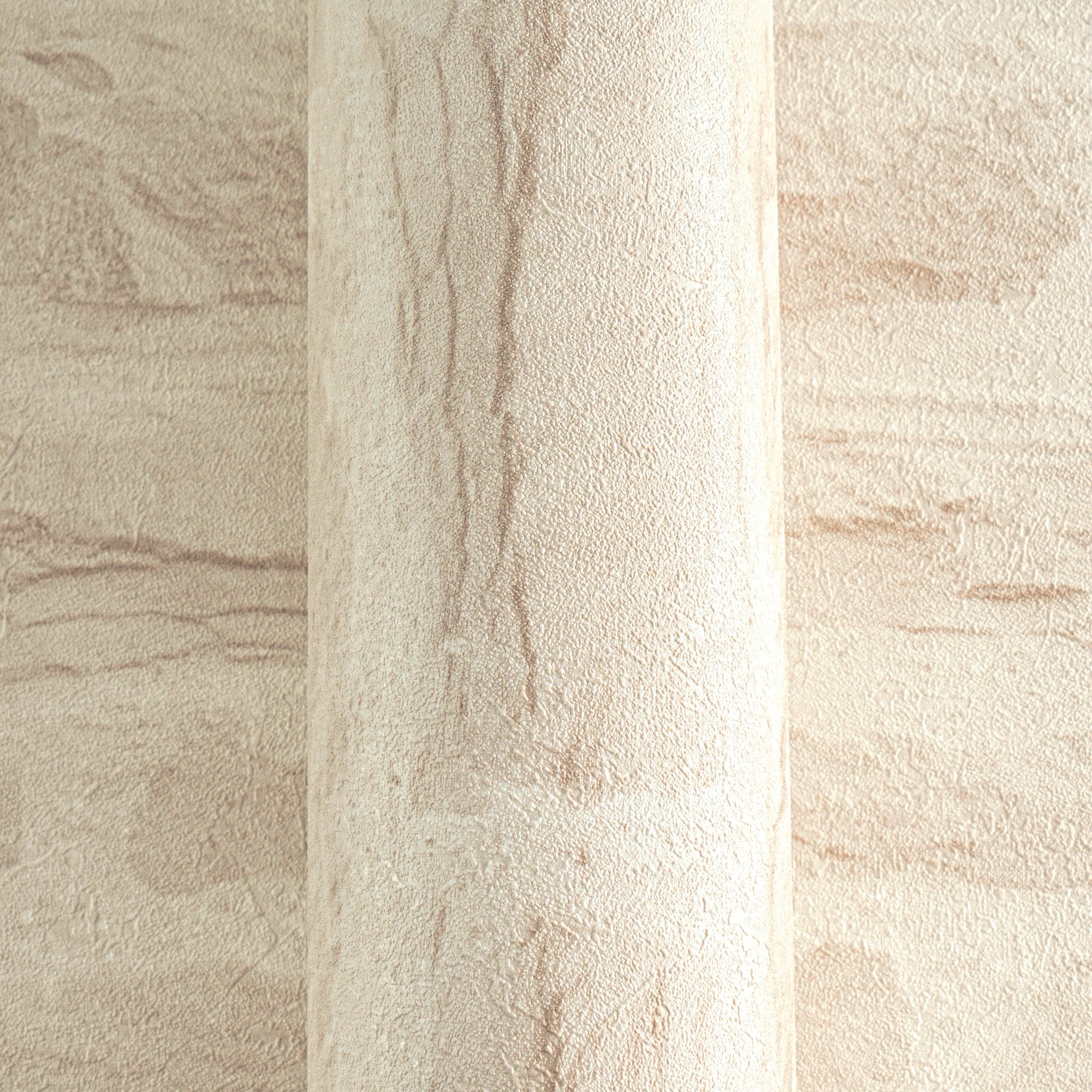 Hochwertige Vliestapete Beige Steinoptik
