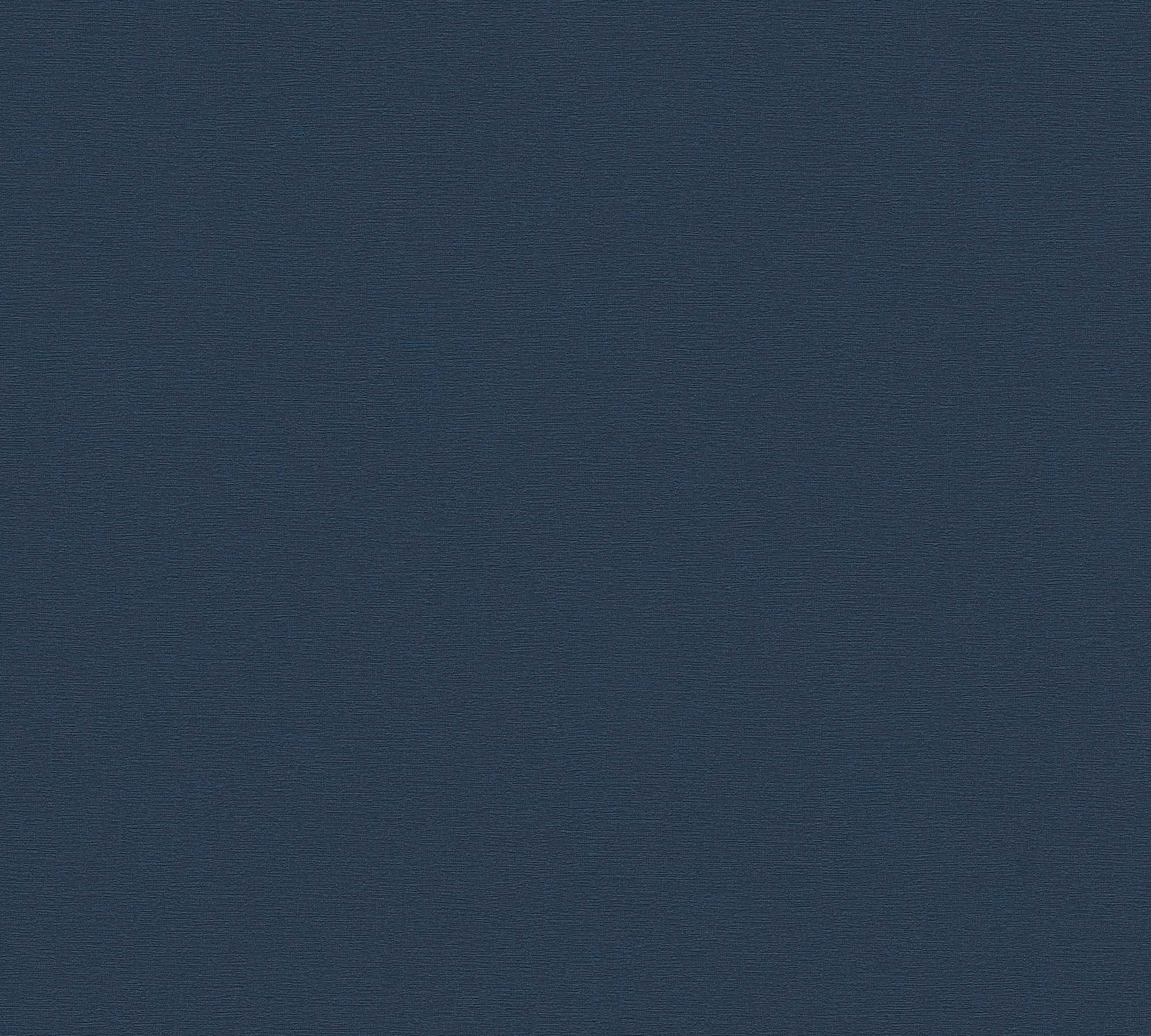 Hochwertige Vliestapete Blau Unitapete