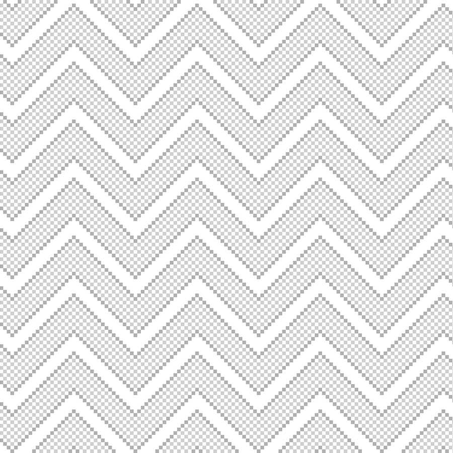 Fotomural Panel XXL 5 - Design wall mural Zig Zag motif grey on premium smooth non-woven