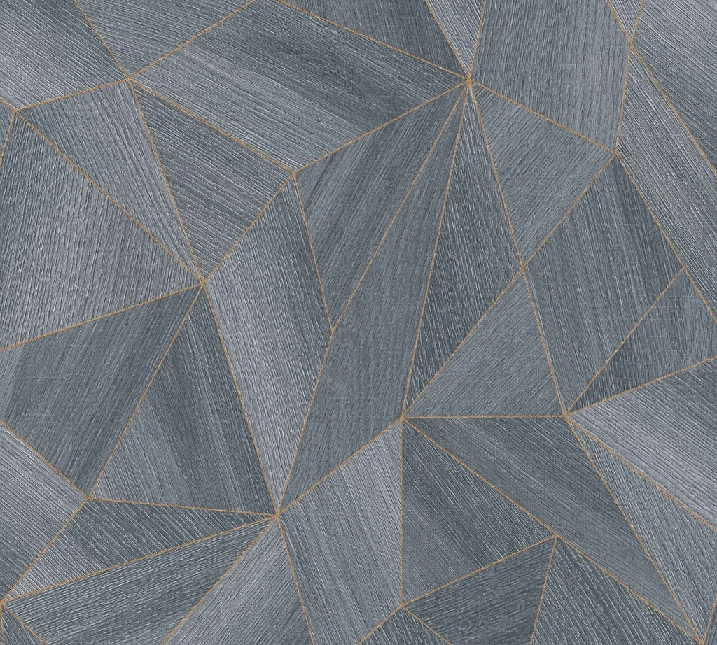 Hochwertige Vliestapete Grau Geometrisch