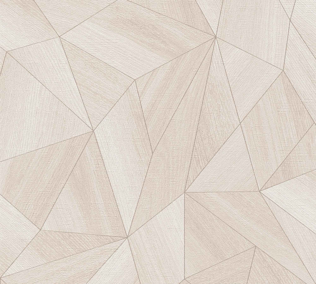 Hochwertige Vliestapete Beige Grafik