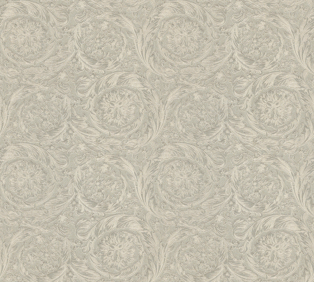 Versace 6-Vliestapete Vinyltapete Grau Floral