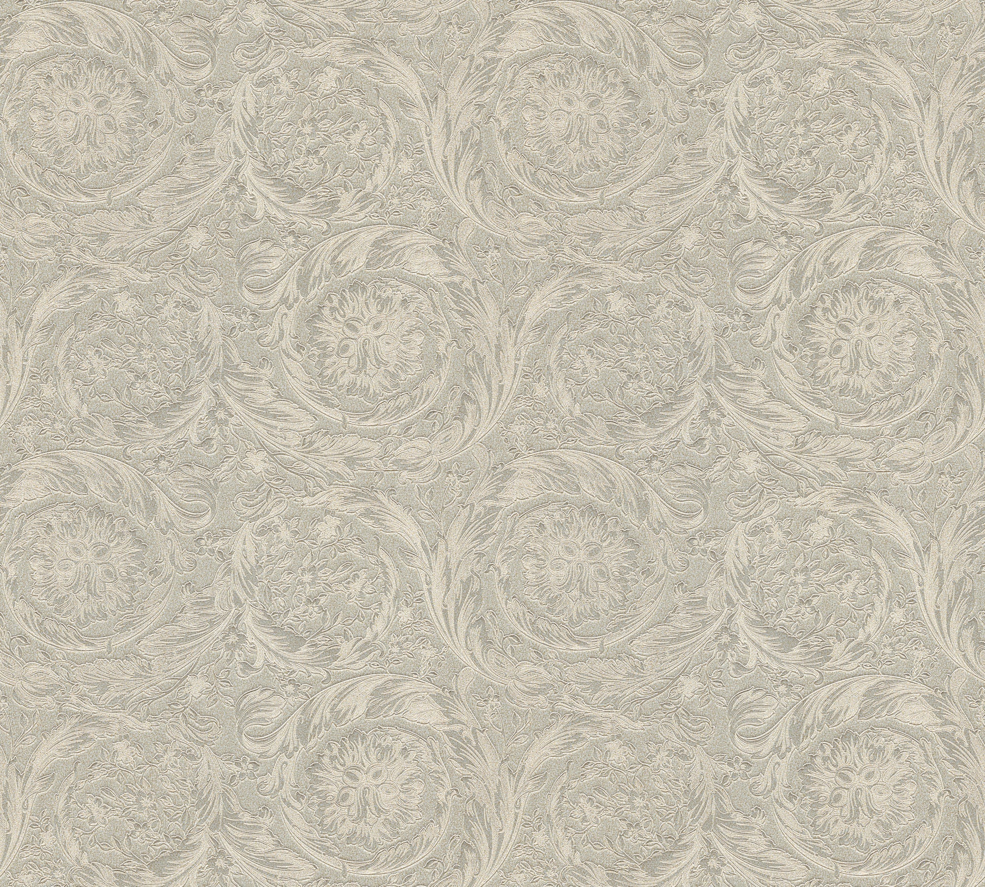 Versace 6-Vliestapete Vinyltapete Grau Floral