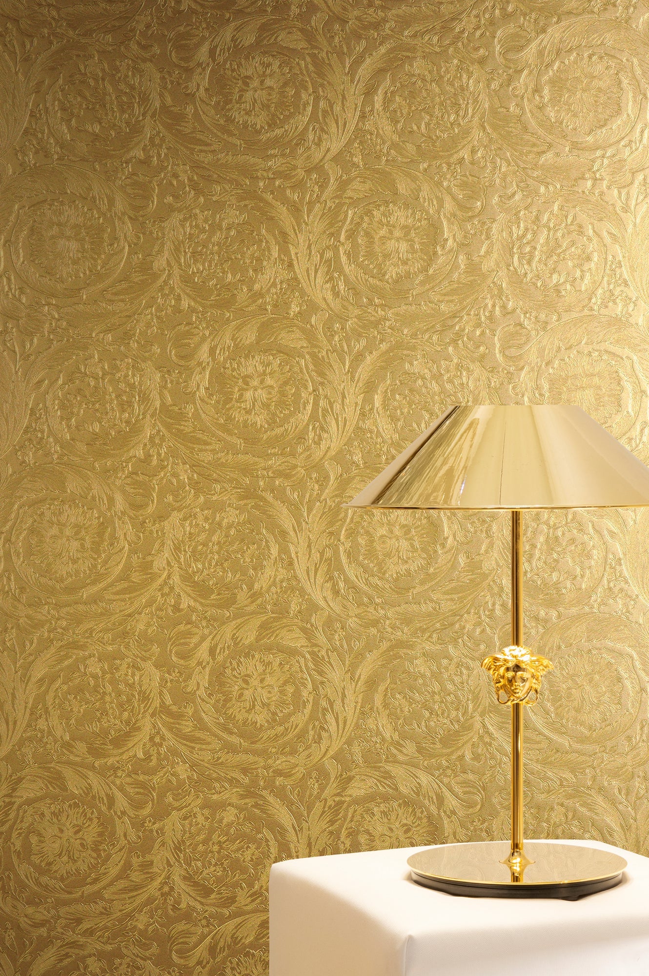 Versace 6-Vliestapete Vinyltapete Gold Floral