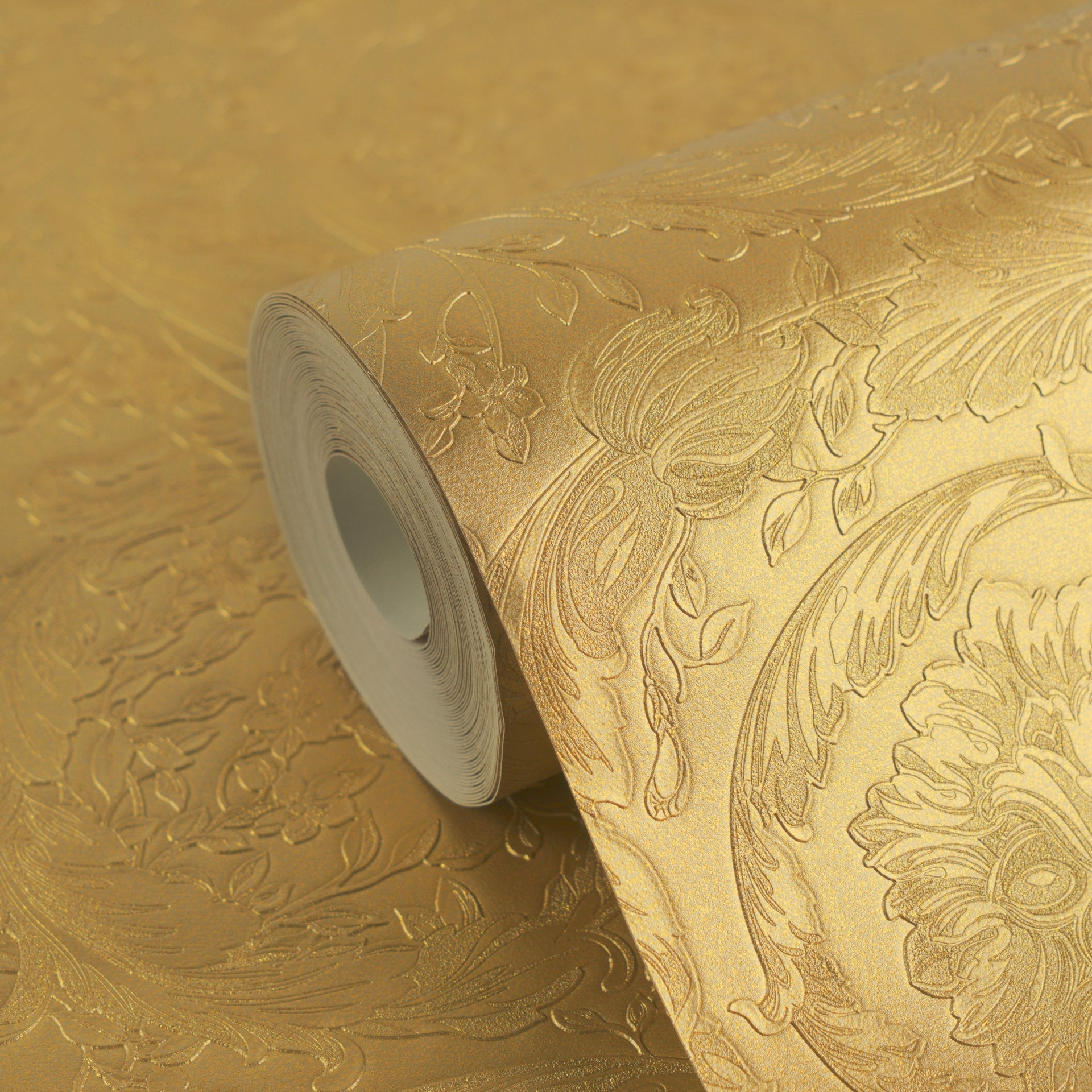 Versace 6-Vliestapete Vinyltapete Gold Floral