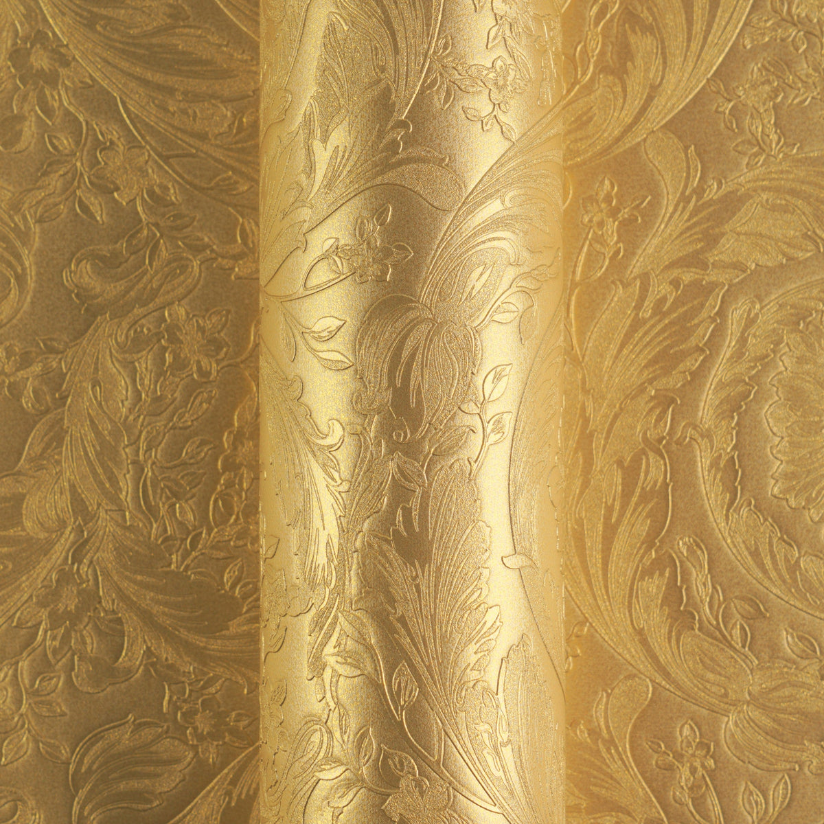 Papel pintado vinílico Versace 6 dorado floral - Matex - Imagen 3